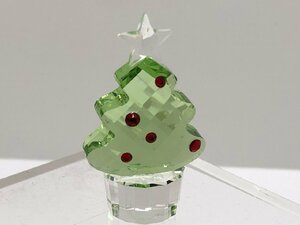 キングラム[05]SWAROVSKI[スワロフスキー] クリスマスツリー フェリックス・ザ・ツリー スモール 置き物★美品★オブジェ【送料無料】8187