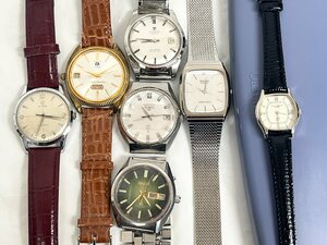 キングラム[27]SEIKO TISSOT オリエント CYMA シチズン PAOLA RICOH 腕時計 計7点おまとめ★動作未確認★ジャンク扱い★１円～【送料無料】