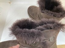 キングラム[03]【送料無料】UGG　Australia　アグ　ミニベイリーボタン　ショートブーツ　24.0cm　F19012F　＠110703_画像4