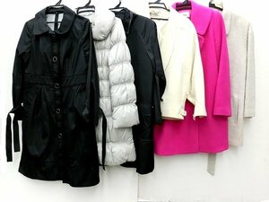 キングラム[19]クレージュ courreges コート ダウンコート ジャケット ブラック グレー系 ピンク他 サイズ:40・9号 6点まとめ @C429 S