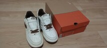 [未使用] 2004年製 WMNS NIKE AIR FORCE 1 PREMIUM SAIL/MIDIUM BROWN US12 309439-121 DEAD STOCK VINTAGE デッドストック ビンテージ_画像2