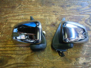  Heisei era 22 year Mira Cocoa DBA-L675S original plating electric door mirror left right 