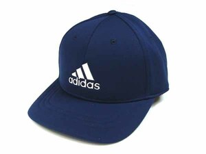 adidas アディダス ゴルフ キャップ ネイビー 男女兼用 フリーサイズ 裏一部フリース メタリックロゴ 【新品未使用品】 ◆アウトレット◆