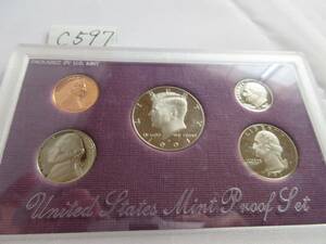 【C-597】United States Mint Proof Set　コインセット　美品