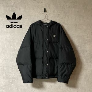 万国旗タグ adidas アディダス 80s〜90s ビンテージ ダウンジャケット ブルゾン