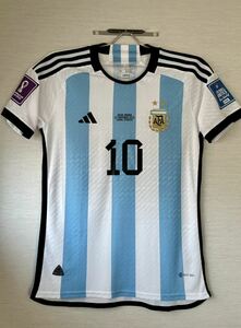 メッシ アルゼンチン代表ユニフォーム　2022ワールドカップ　オーセンティック仕様　adidas