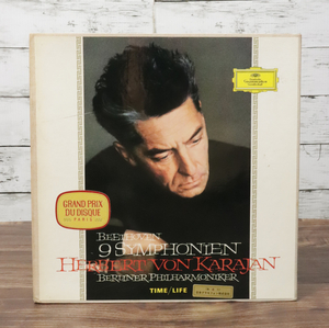 【ト長】カラヤン・ベートーヴェン交響曲全集 レコード 8枚 1枚欠品 TIME/LIFE LUDWIG VAN BEETHOVEN ９SYMPHONIES AZ045IOB79