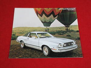 □　（20）FORD　MUSTANGⅡ　1977　昭和52　カタログ　②　□