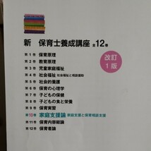 新保育士養成講座　第10巻　家庭支援論　家庭支援と保育相談支援_画像2