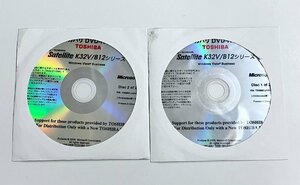 2YXS930★現状品★TOSHIBA リカバリーDVD-ROM Windows Vista Business dynabook Satellite K32V/B12シリーズ