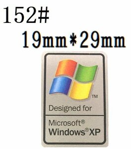 152# 【Windows　XP】エンブレムシール　■19*29㎜■ 条件付き送料無料