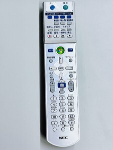 YXS516★中古動作品★NEC TV/DVD/パソコン リモコンRRS9002-7707E