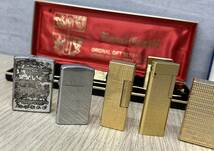 ＃7306Cr【コレクター必見!!】☆★ライター 現状品 おまとめ 10点 Zippo Dunhill ROYAL CASTLE 他 おまけ2点付き 着火未確認 中古★☆_画像4