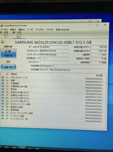 SAMSUNG MZ-VL25120 512GB NVMe SSD M.2 使用時間31時間._画像3