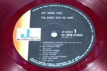 帯 人気BEAT GOES ON収録 Buddy Rich Big Band Big Swing Face 赤盤★JAPAN ORIG OBI LP/RED VINYL★JP-8205_画像2