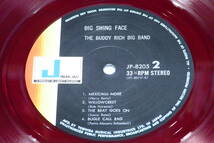 帯 人気BEAT GOES ON収録 Buddy Rich Big Band Big Swing Face 赤盤★JAPAN ORIG OBI LP/RED VINYL★JP-8205_画像3