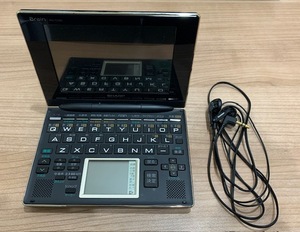 【10】SHARP Brain PW-TC980 シャープ ブレーン 電子辞書 黒 ブラック イヤホン付 家電 