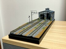 Nゲージ ジオラマ 車両展示台 大きさ約350×130×100mm_画像1