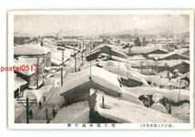 XyX7548【即決有】新潟 此の下に高田あり 雪の都水晶の街 *傷み有り【絵葉書】_画像1