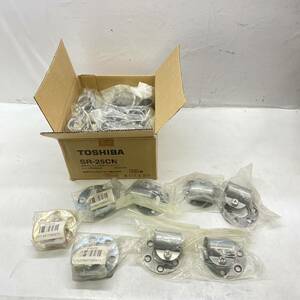  free shipping g27328 TOSHIBA antenna construction work for main line cease metal fittings RS25CN 25 piece RS25 3 piece antenna installation metal fittings 25mm main line metal fittings 28 piece summarize unused goods 