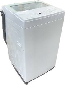 送料無料g26852 ニトリ NITORI トルネ 全自動洗濯機 6.0kg NTR60 2019年 ステンレス製洗濯槽 強化ガラス扉 風乾燥 静かな運転音