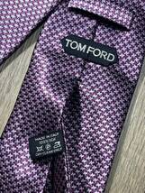 ほぼ未使用 ″TOM FORD″ トムフォード 千鳥格子 ブランドネクタイ 311064_画像3