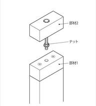 送料無料　即決　改良版 2×4 アジャスター 2個セット 壁に柱をカンタンに diy　キャットウォーク キャットタワー_画像5