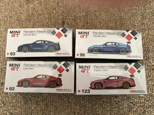 4台セット　未開封　未展示　MINIGT 1/64 Nissan GT-R R35 日産GTR 赤 未開封 