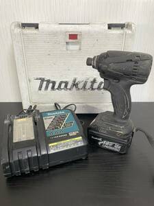 【動作通電確認済】makita マキタ 充電式インパクトドライバ TD146DX2 電動工具 18V 急速充電器 DC18RC T リチウムイオンバッテリ セット