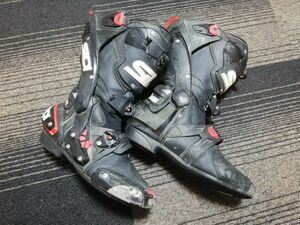 SIDI [REX] オンロードブーツ [25.5cm] ブラック(黒)　検索：5/シディー/レックス/ライディングブーツ/レーシングブーツ