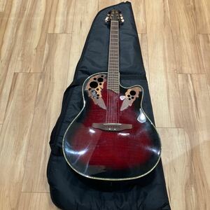 弦楽器 アコースティックギター Ovation Celebrity model CC44 可動品　ソフトケース付き