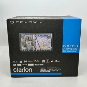 [9304-004] Clarion CRASVIA NX810 カーナビ 未使用品 クラリオン クラスヴィア カーオーディオ ワイド7型 地デジ DVD