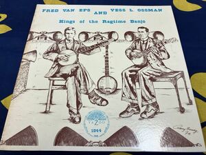 Fred Van Eps And Vess L.Ossman★中古LP/US盤「フレッド・ヴァン・エプス～Kings Of The Ragtime Banjo」