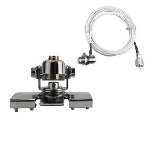 アマチュア無線/業務用無線 ハッチバック/トランク基台(シルバー) SC316(1.5D-2V相当)MJL-MP接栓付 同軸ケーブル5m