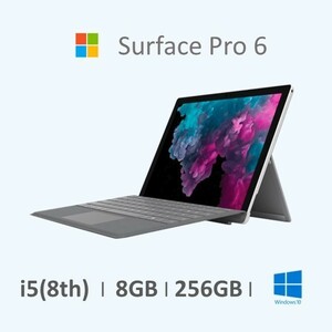 Surface Pro 6(256GB) + HP USB-C Mini Dock + DELL WM 126 mouse(Officeインストール済み)(サイクルカウント:85)