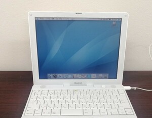 Apple　ibook G4 12インチ AirMac Extremeカード OSX10.4 CPU1.2 メモリ1.25 HDD30G