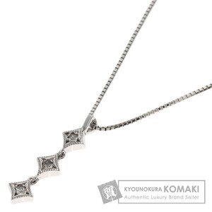 Agete Agat Diamond Collece K18 Используемые дамы из белого золота