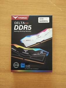 美品　TEAMGROUP T-Force Delta RGB DDR5 Ram 32GB (2x16GB) 5600MHz PC5-44800 CL32 デスクトップメモリ