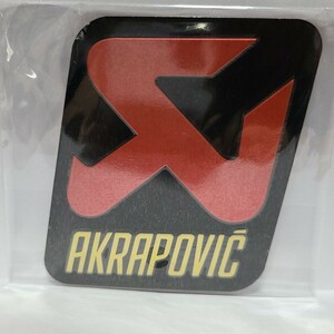 AKRAPOVIC　アクラポビッチ　耐熱アルミステッカー 【即決】【送料無料】j