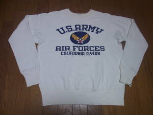 311-11/BUZZ RICKSON'S/バズリクソンズ/U.S.ARMY AIR FORCES/フリーダムスリーブ/スウェット/トレーナー/M/ホワイト