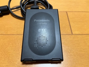 Panasonic 一体型ETC CY-ET806D　音声案内　シガー電源　普通車登録