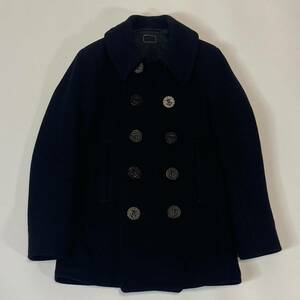 美品 THE REAL McCOY'S U.S.NAVY PEA COAT [WWⅡ]/MJ18131 ザ リアルマッコイズ 13スター Pコート/ピーコート/36/ネイビー US NAVY