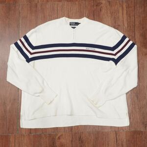 90s ralphlauren polo tennis half Zip XXL/ Ralph Lauren Polo tennis sweat 