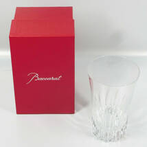 未使用品】 Baccarat クリスタルガラス・タンブラー バカラ社製 フランス 高さ140mm 上部径88mm ■■■_画像1