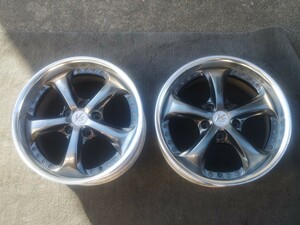 ワーク WORK vs-kf 17インチ 8J 17x8J 114.3 5穴 オフセット+35 ガンメタ？ 2本セット