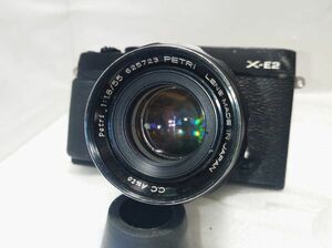 ★アダプター付き！極上★PETRI ペトリ C.C 55mm F1.8★完動品★.