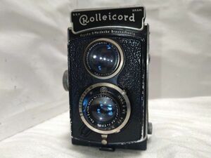 ★★希少！極上★★Rolleicord III型 ローライコード Triotar 7.5cm F3.5★シャッター切れる★