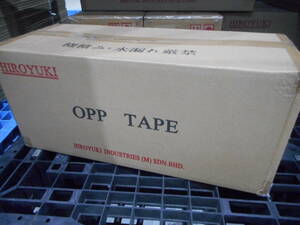 新品未使用　新品　複数有　OPPテープ 　OPP　48C　透明 ビニールテープ 幅48mm×100m巻 50巻入 梱包テープ 粘着テープ 透明テープ　③