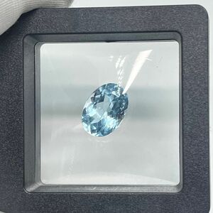 美品/Blue topaz/ブルートパーズ/天然宝石/ルース/裸石/7.9ct.