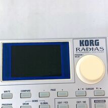 【生産中止品】RADIAS-R KORG シンセサイザー 音源モジュールのみ 内蔵ボコーダー 音響機器_画像6